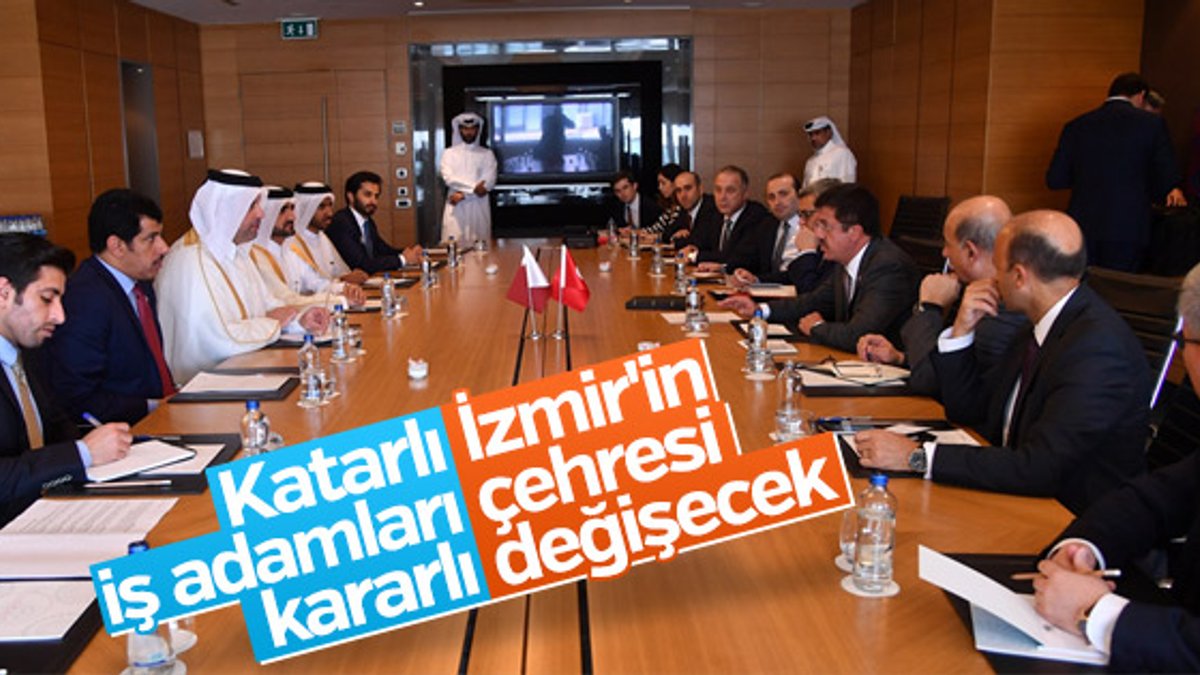 Katarlı iş adamları İzmir'de
