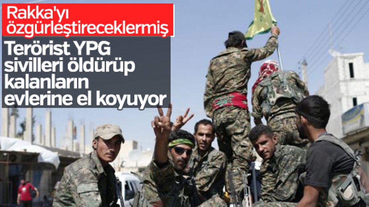 PKK/PYD, Rakka'da sivillerin evlerini yağmaladı