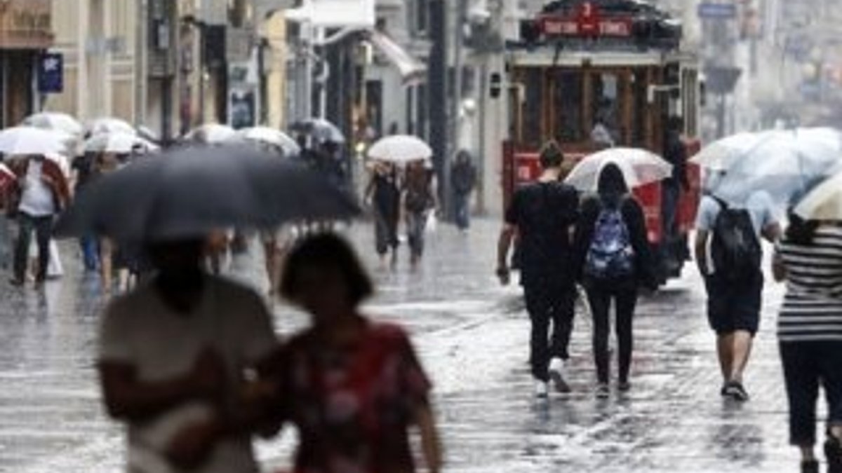 İstanbul için kuvvetli sağanak yağış uyarısı