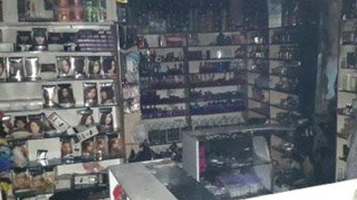 Bursa'da parfüm dükkanında korkutan patlama