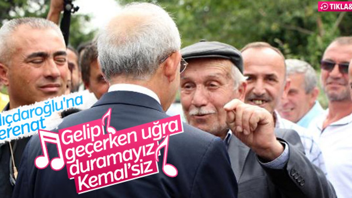 Kemal Kılıçdaroğlu'na mani söyleyen Düzceli türkücü