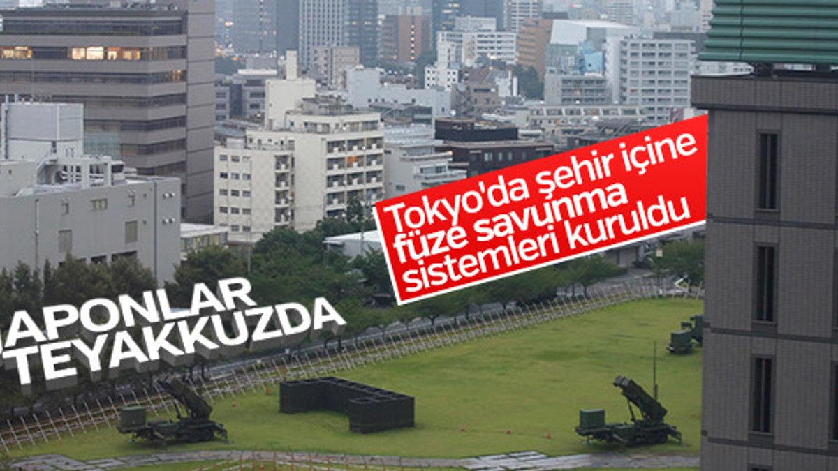 Japonya füze savunma sistemlerini şehre çekti