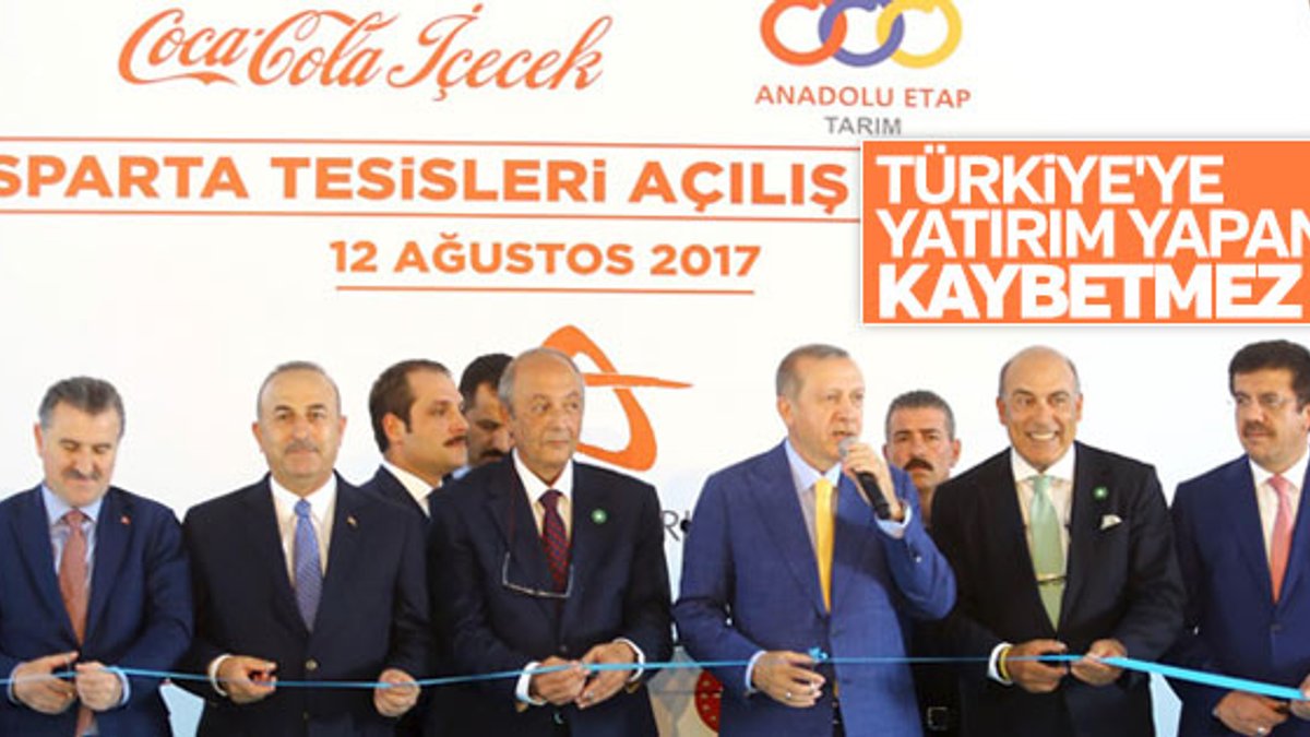 Erdoğan: Türkiye'ye yatırım yapan pişman olmaz