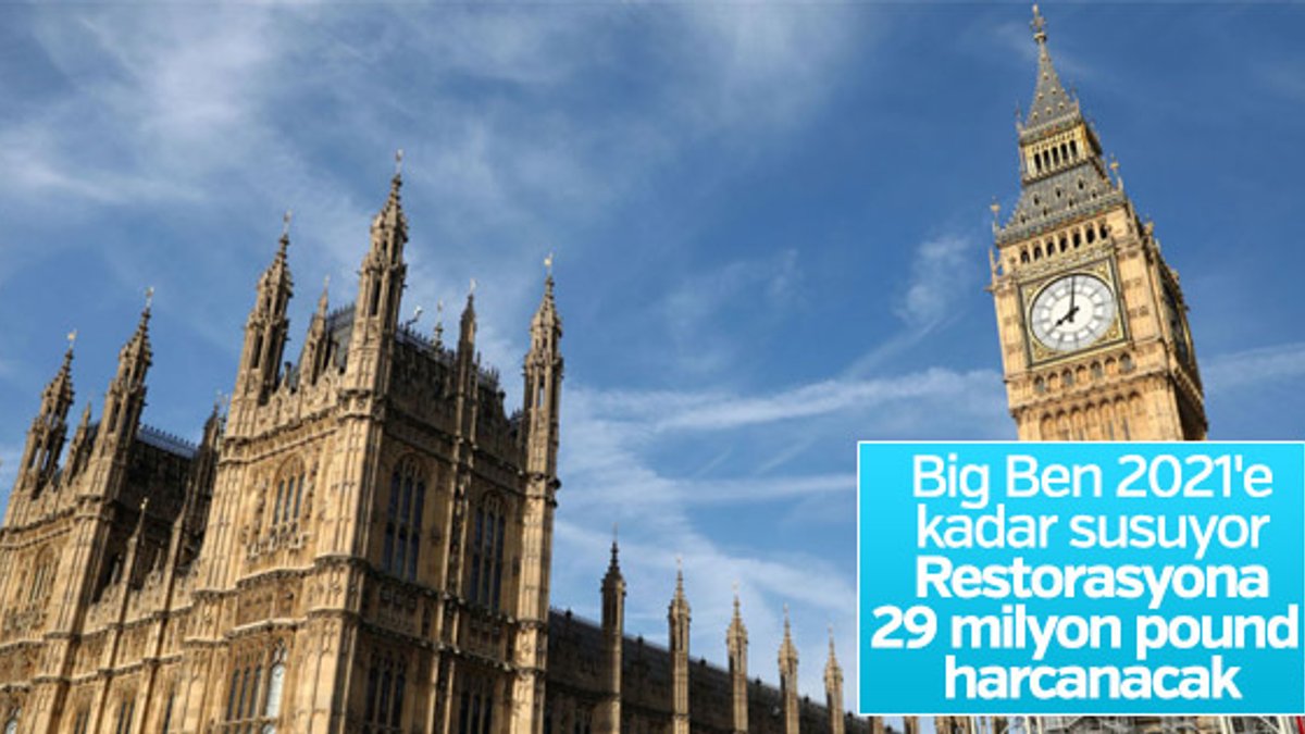 Londra'nın simgesi Big Ben restore ediliyor