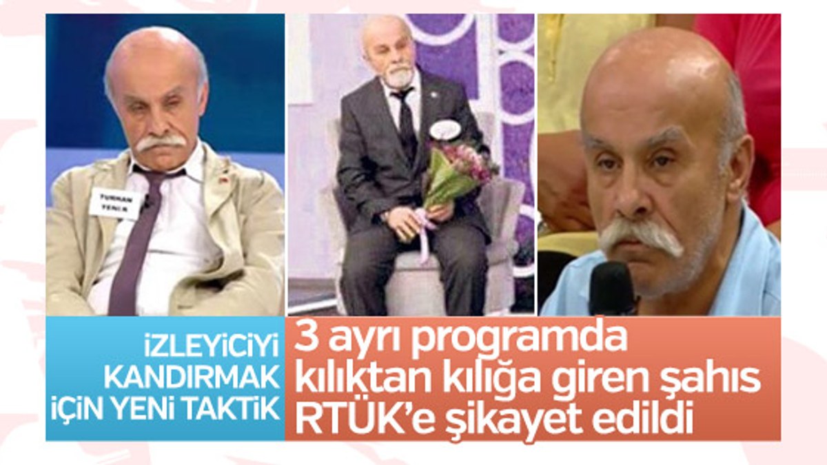 Türlü rollere giren Turhan Yener 3 ayrı TV programında