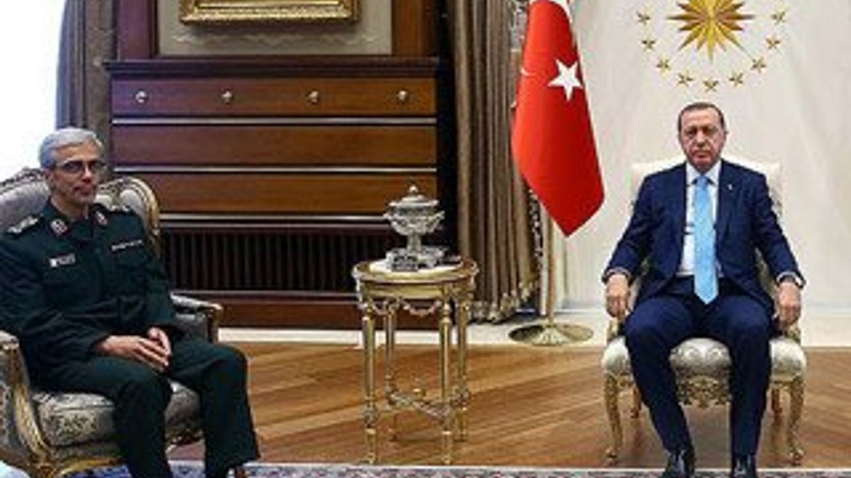 Cumhurbaşkanı Erdoğan İran Genelkurmay Başkanını ağırladı
