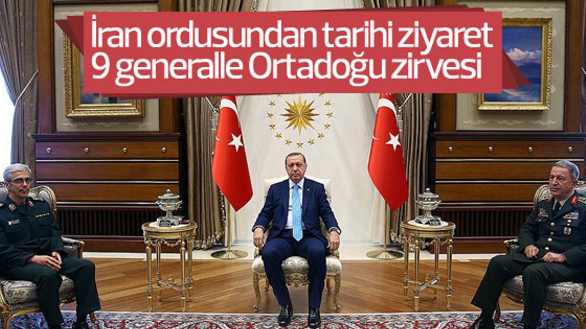 İran Genelkurmayından Türkiye'ye 9 komutanla ziyaret