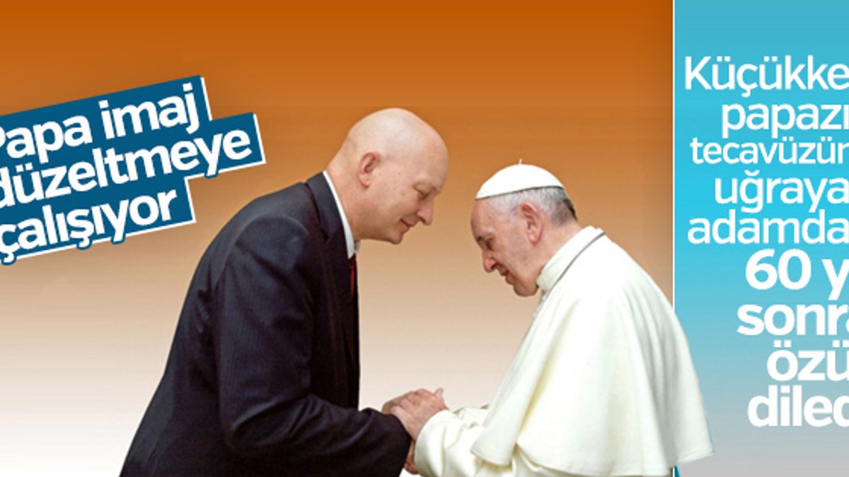 Papa, papaz mağdurundan özür diledi
