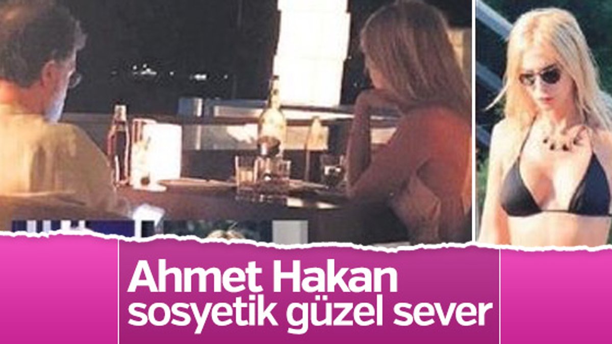 Ahmet Hakan sevgilisiyle görüntülendi