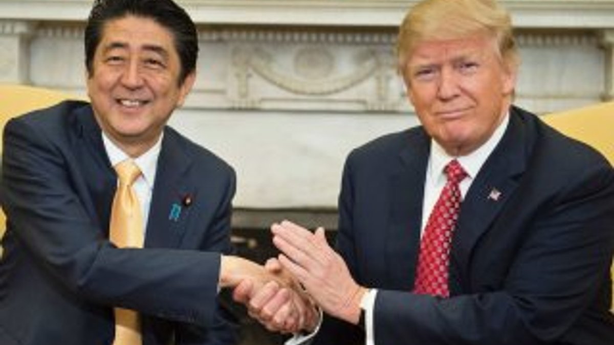Trump ve Abe Kuzey Kore'ye karşı birlik mesajı verdi