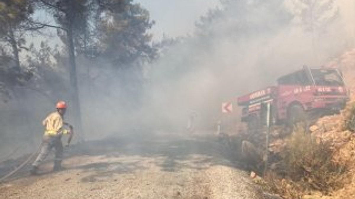 Muğla'daki yangın etkili oldu