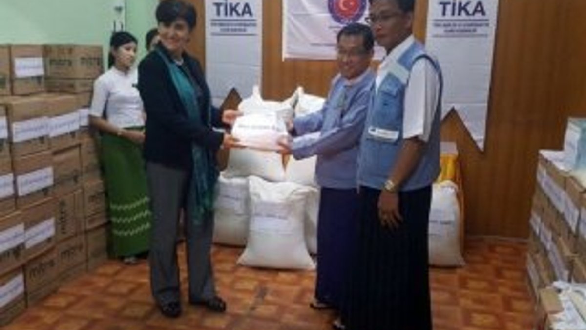 Myanmar'a yardımların ilk bölümü ulaştı