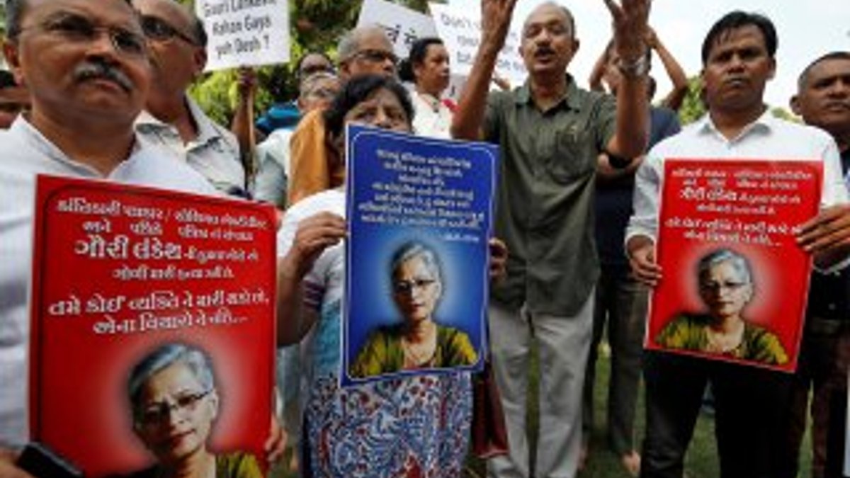 Hindistan'da gazeteci Gauri Lankesh'in öldürülmesi