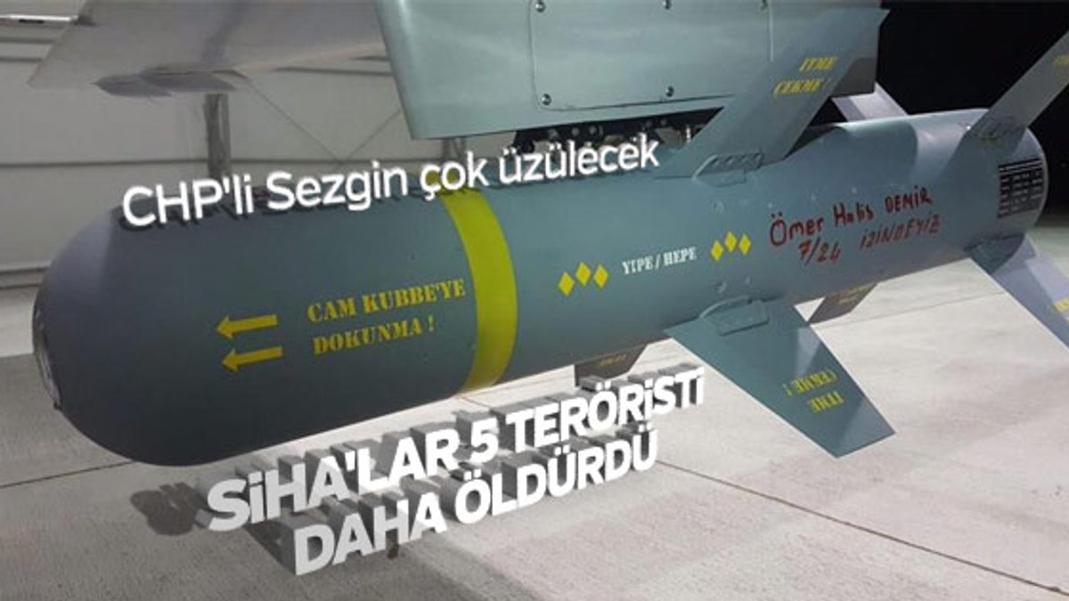Şırnak'ta saldırı hazırlığındaki 5 PKK'lı öldürüldü