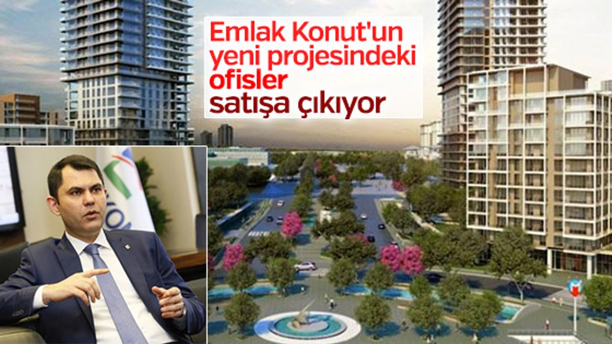 Emlak Konut'un yeni projesindeki ofisler satışa çıkıyor