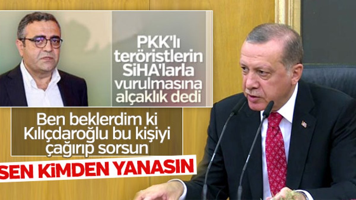 Erdoğan'dan Tanrıkulu'na: Sen kimden yanasın