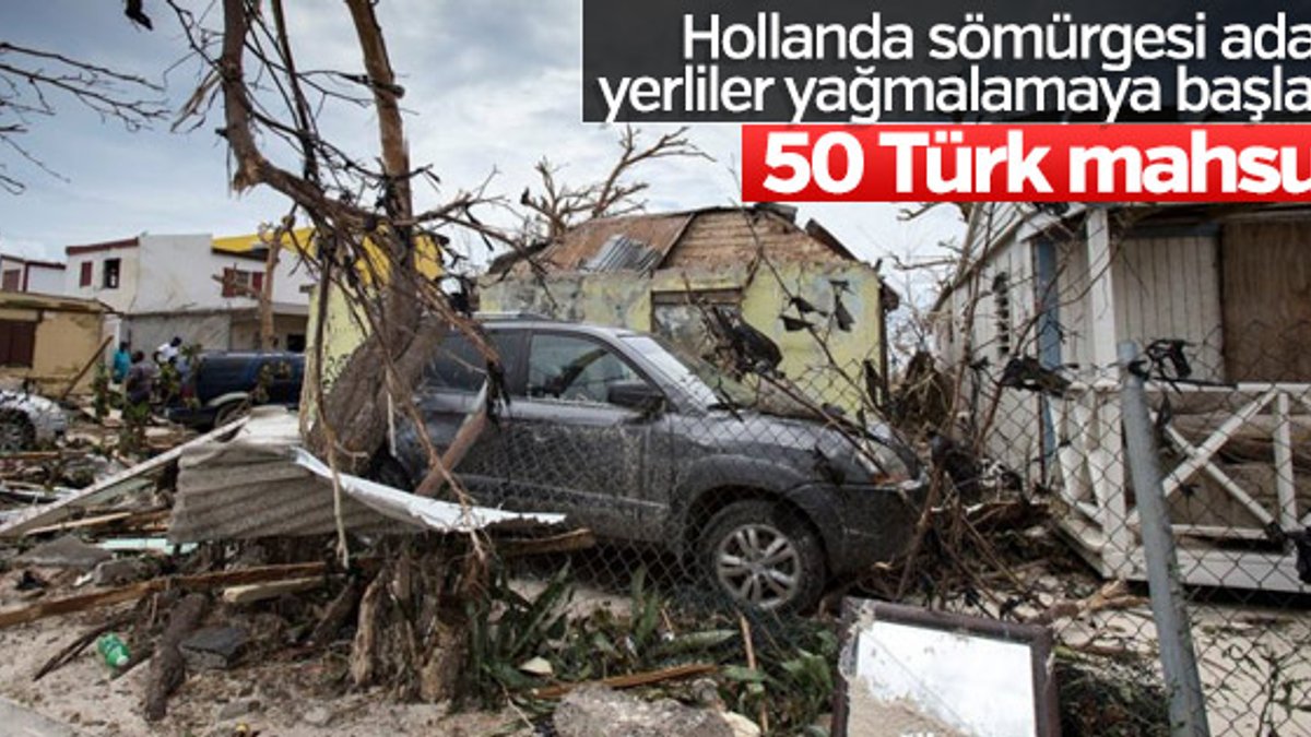 Irma Kasırgası'nda 50 Türk mahsur kaldı