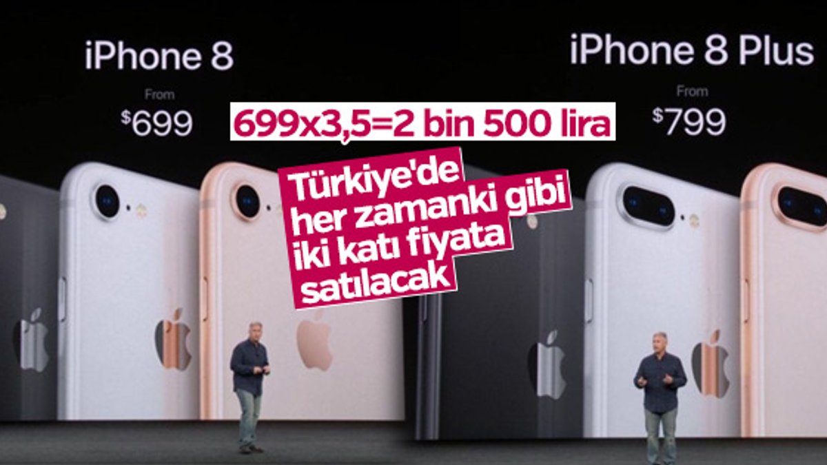iPhone 8'in fiyatı belli oldu
