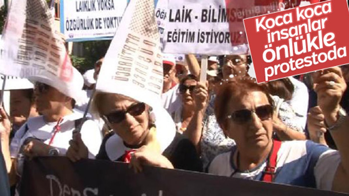 'Atatürksüz eğitim istemiyoruz' eylemi