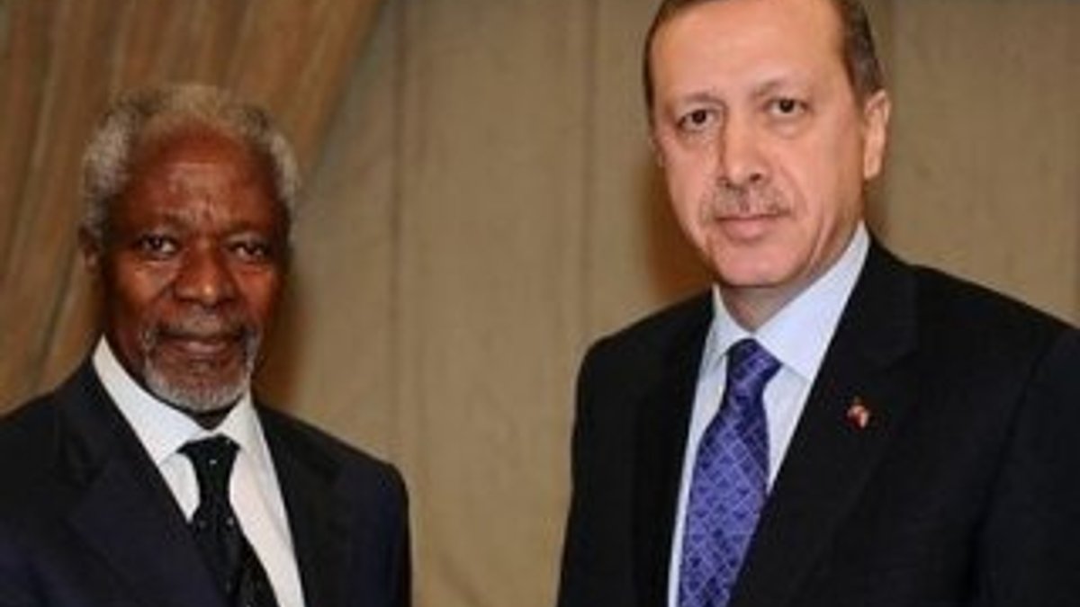 Erdoğan - Kofi Annan görüşmesi