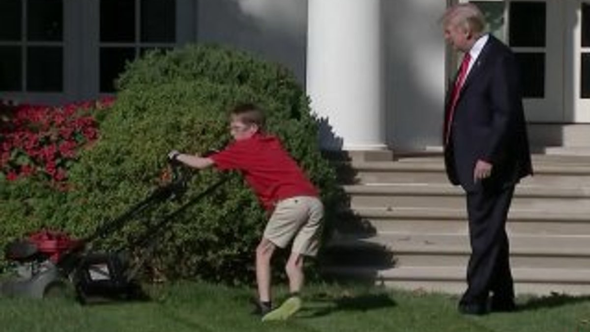 Beyaz Saray'da çalışan 11 yaşındaki bahçıvan
