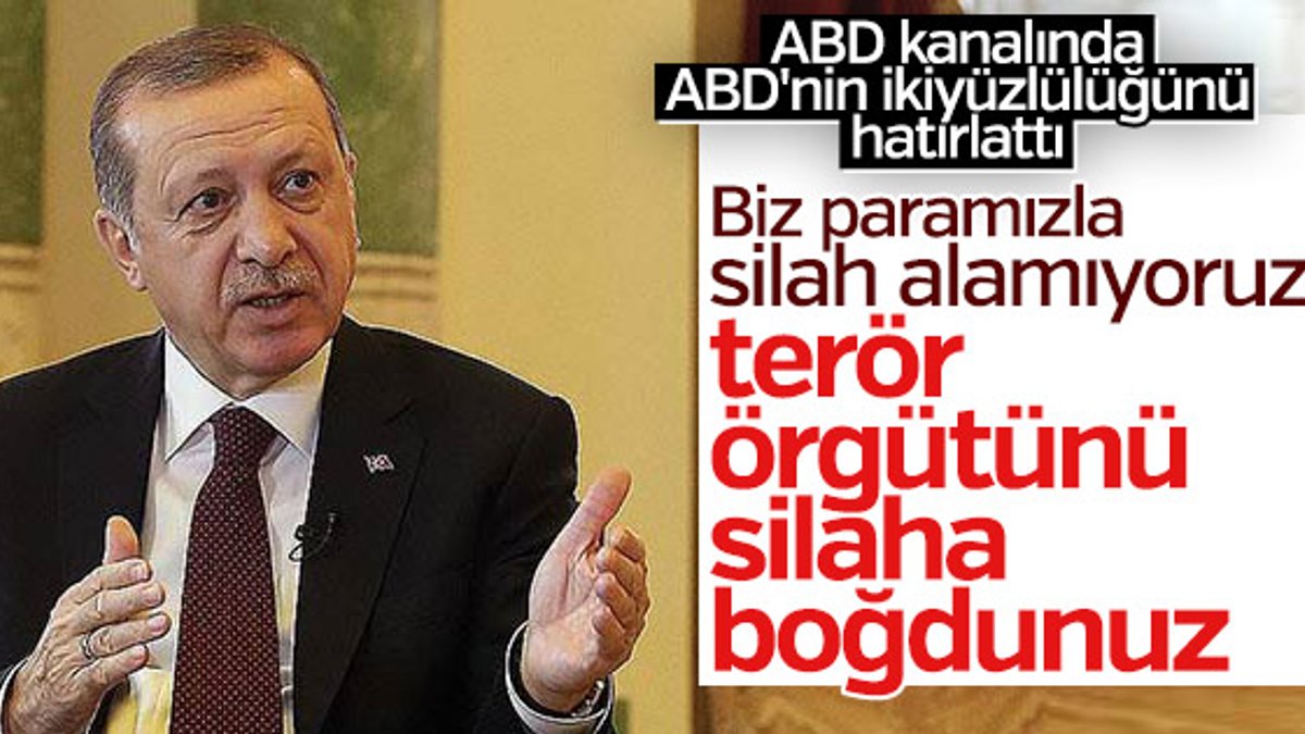 Erdoğan ABD kanalında ABD'yi eleştirdi