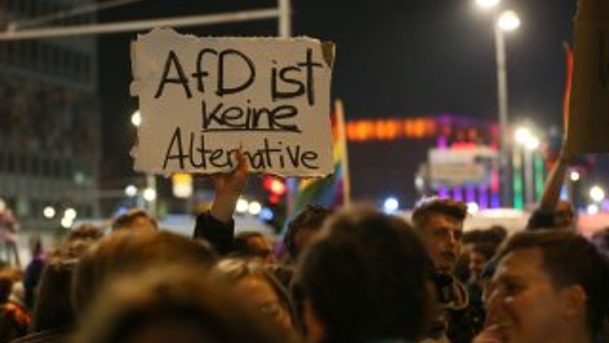 Almanya'da AfD'ye protesto