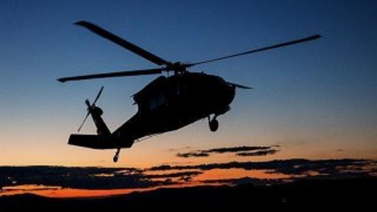 İran'da askeri helikopter düştü:1 ölü