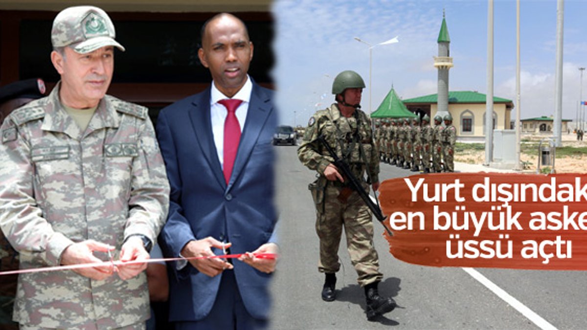 Somali'de Türk askeri eğitim kampı açıldı