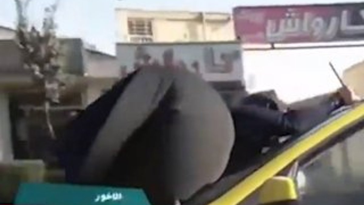 İranlı sürücü eşini akılalmaz bir şekilde cezalandırırdı