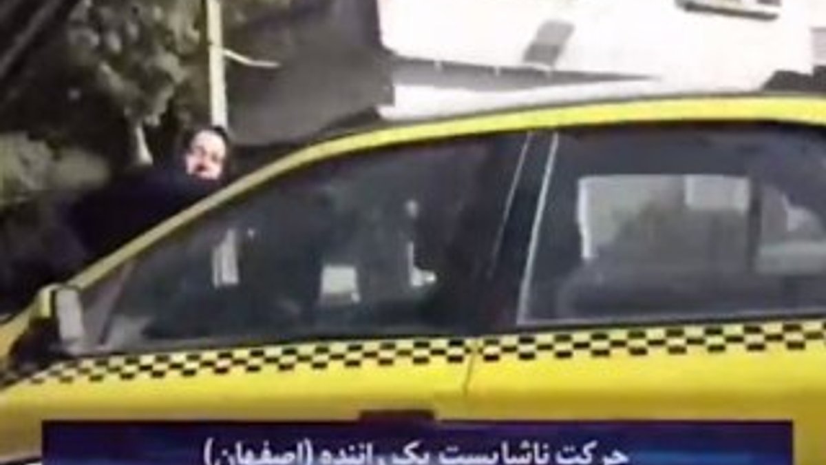 Karısını cezalandırmak için taksiye çıkaran İranlı