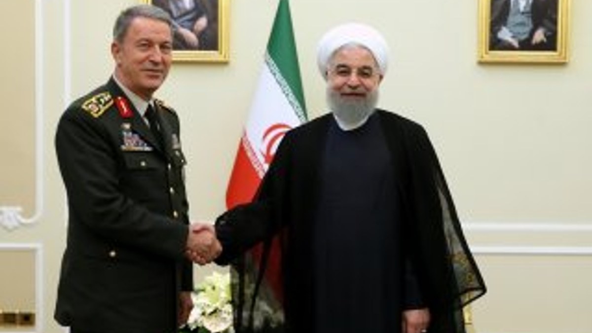 Orgeneral Akar ile İran Cumhurbaşkanı Ruhani görüştü