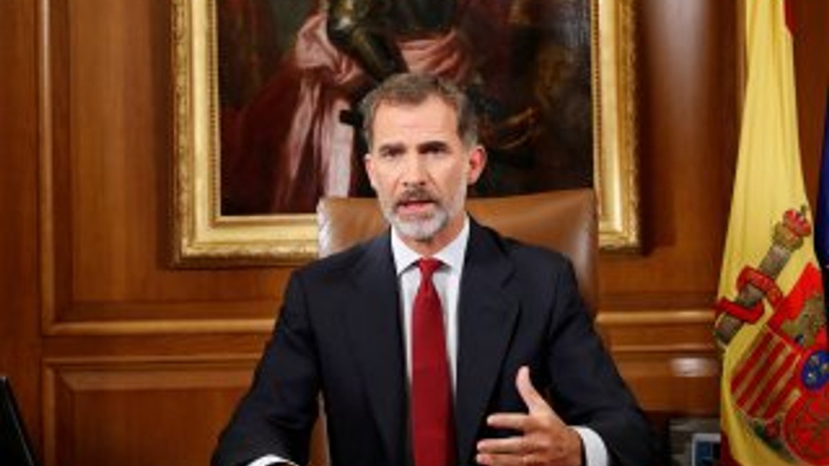 İspanya Kralı 6. Felipe'den Katalonya'ya tepki
