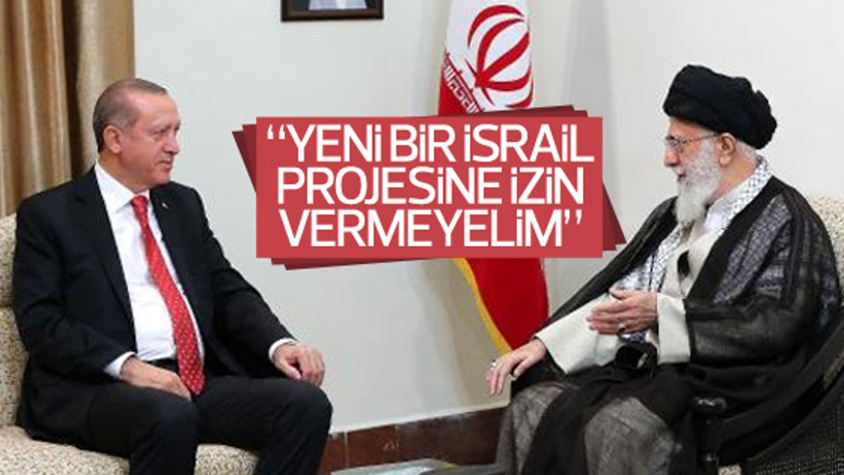 Cumhurbaşkanı Erdoğan İran dini lideri Hamaney'le görüştü
