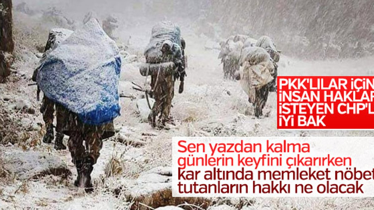 Mehmetçik Kato Dağı'nda PKK'nın peşinde