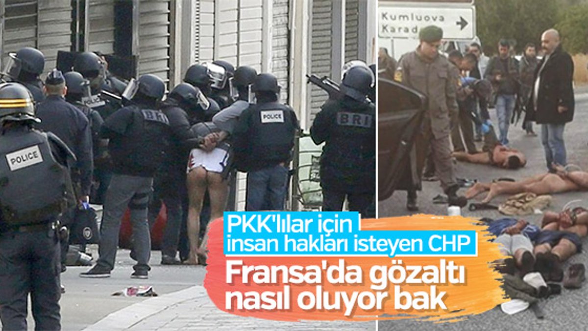 CHP ve HDP'lilerin görmek istemediği gözaltı fotoğrafı