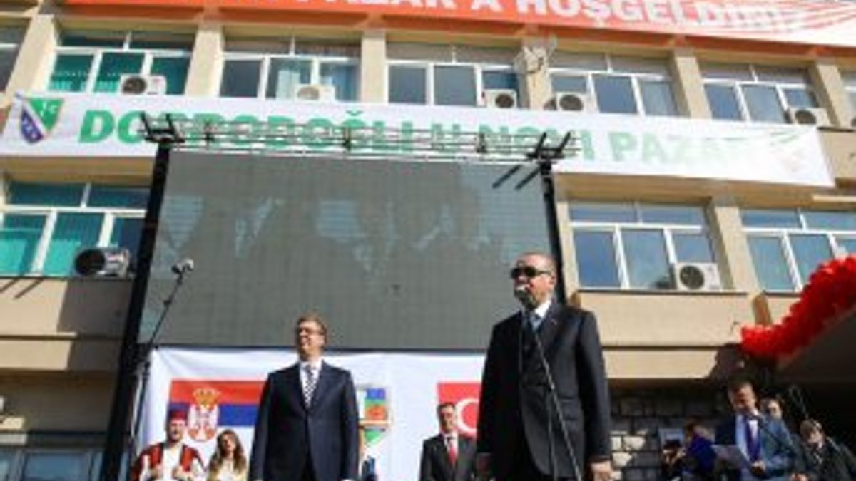 Cumhurbaşkanı, Novi Pazarlılara hitap etti
