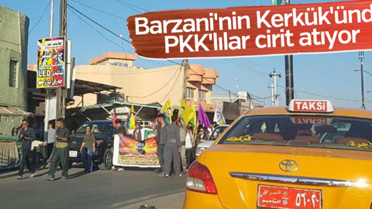 Kerkük'te PKK gösterisi