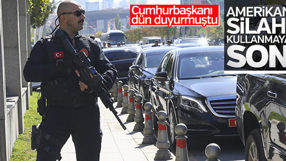 Cumhurbaşkanı Erdoğan'a yerli silahlı koruma