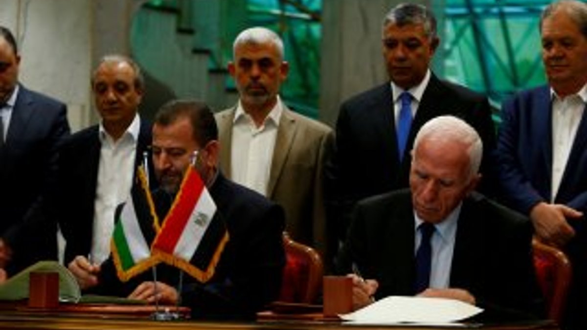 Hamas ve Fetih'in uzlaşı anlaşması imzalaması