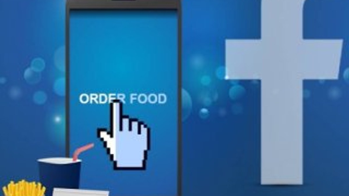 Facebook'ta yemek siparişi hizmeti