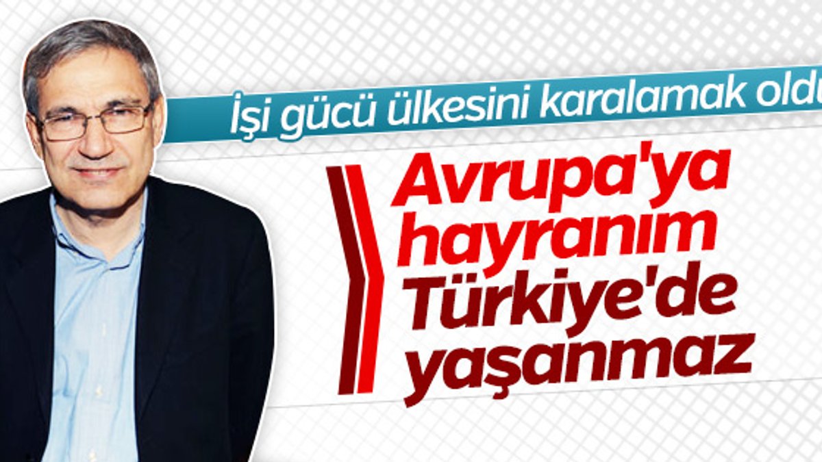 Orhan Pamuk Türkiye'den şikayetçi