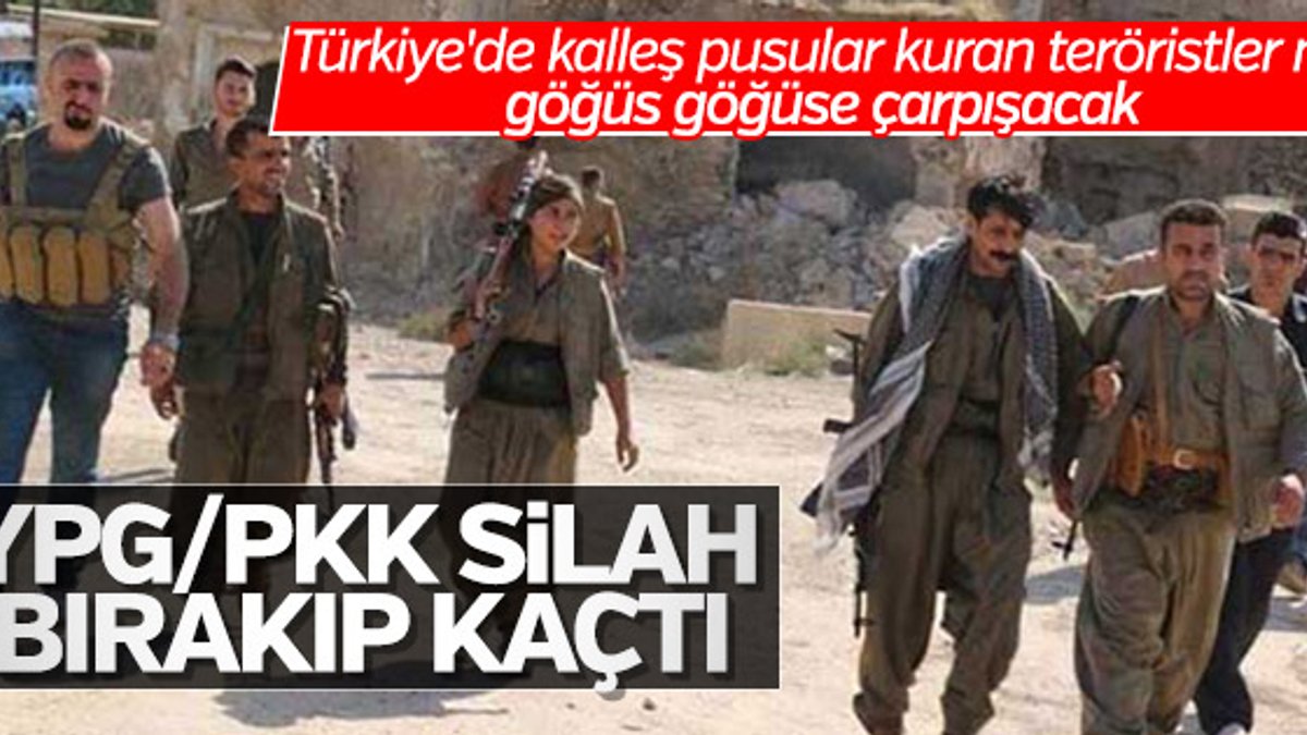 PKK'lı teröristler Sincar'dan kaçtı