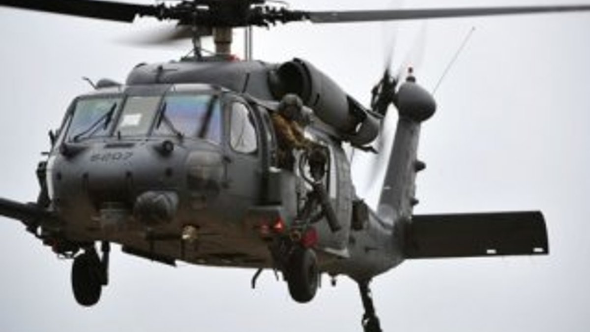 Japonya'da askeri helikopter düştü