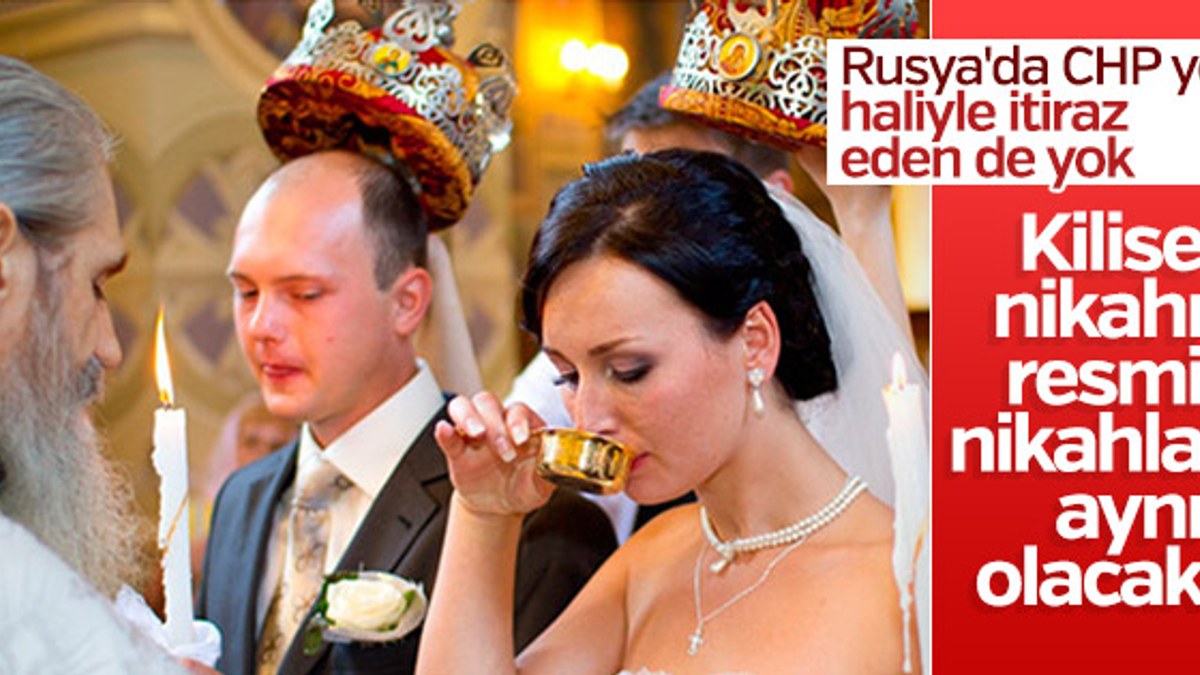 Rusya'da 'kilise nikahı' yasa tasarısı