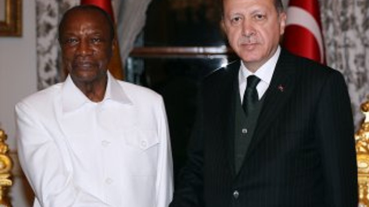 Erdoğan, Gine Cumhurbaşkanı Conde ile görüştü