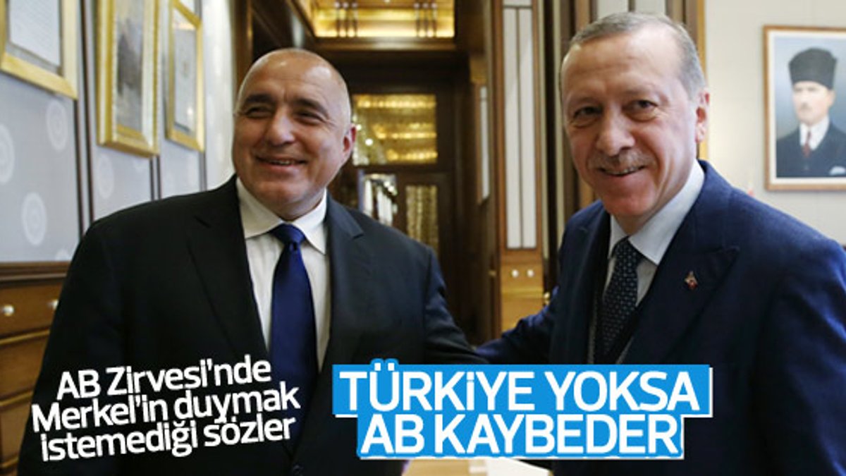 Bulgaristan Başbakanı Borisov'dan Türkiye'ye açık destek
