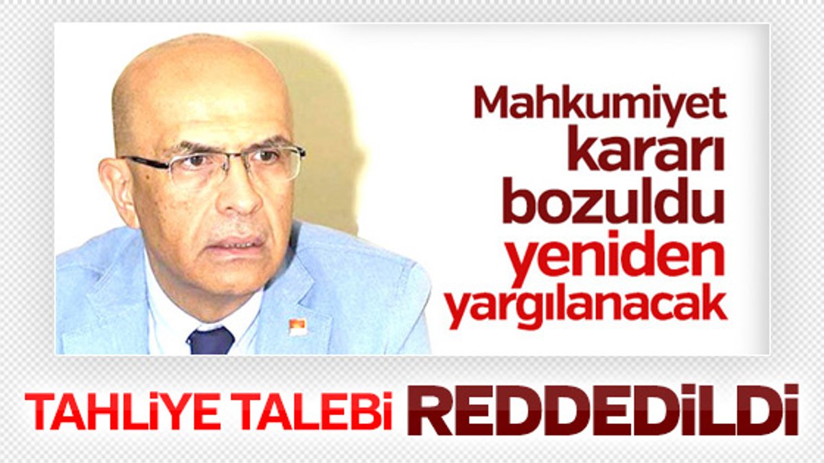Enis Berberoğlu'nun tutukluluğu devam edecek