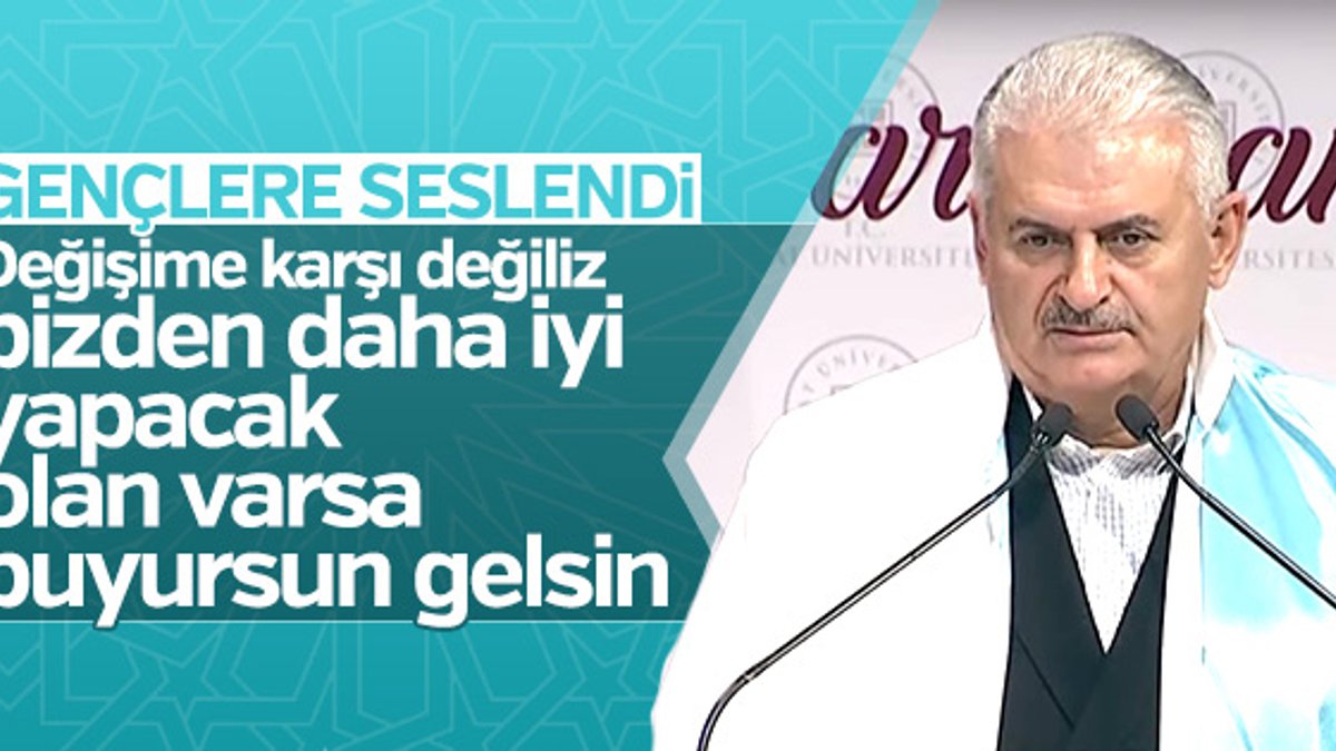 Başbakan Yıldırım Elazığ'da Akademik Yıl Açılışı'nda