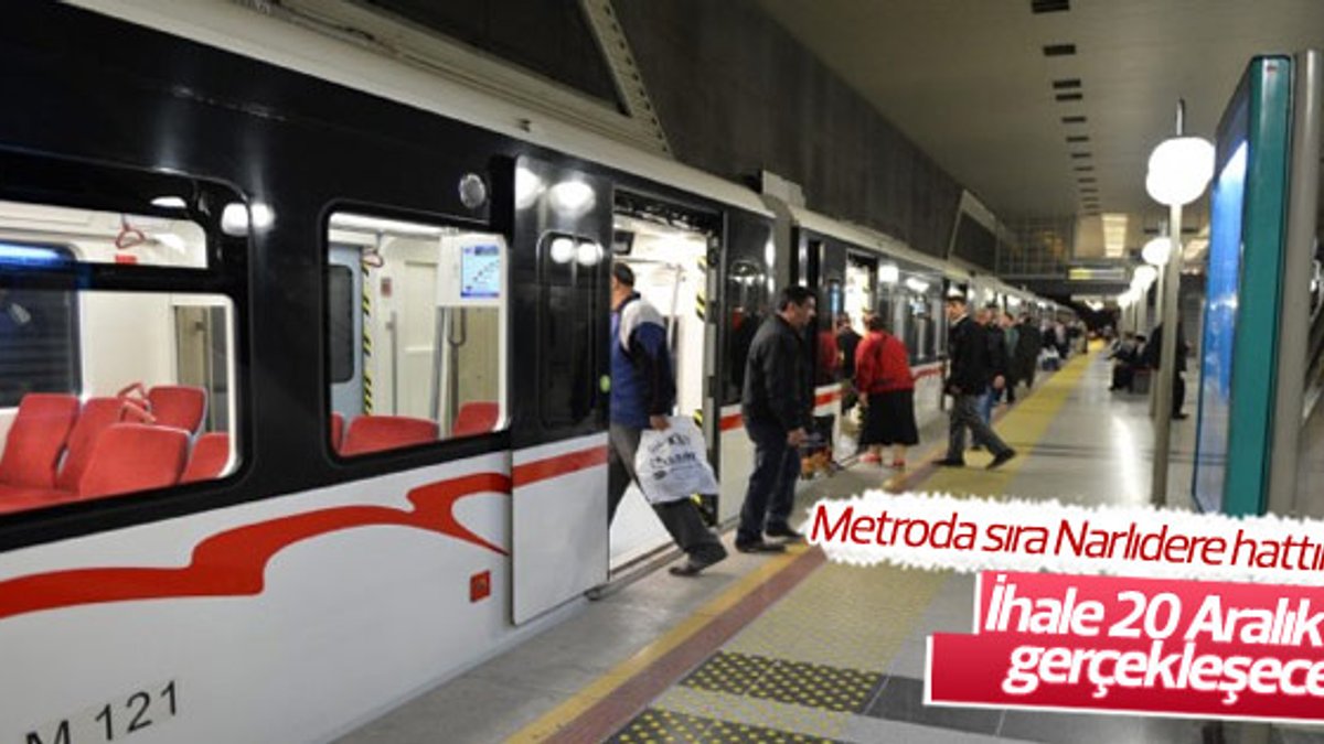 İzmir Narlıdere metrosunun ihalesi 20 Aralık'ta